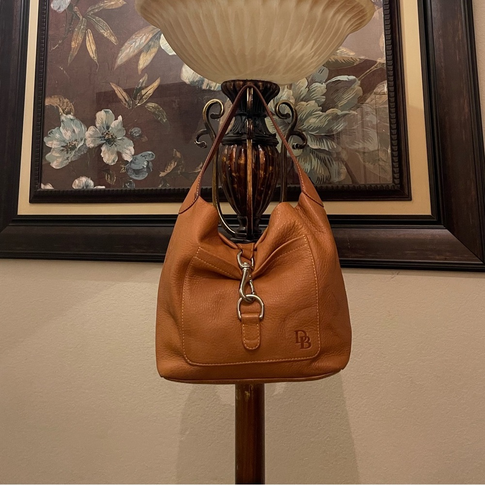 Dooney & Bourke Tan Leather Shoulder Hobo